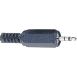 Jack 2.5 mm mâle, droit Bkl Electronic 1107002 Nombre de pôles (num): 3 stéréo noir 1 pc(s) D72432