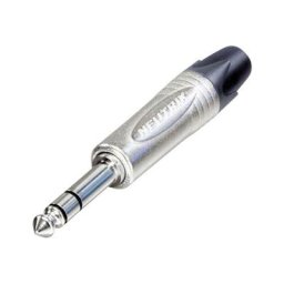 Jack 6.35 mm mâle, droit Neutrik NP3X Nombre de pôles (num): 3 stéréo argent 1 pc(s)