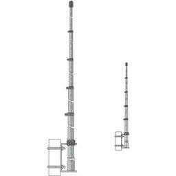 Antenne fixe cb Albrecht 6348 gpa 27 1/2 Type lambda 1/2