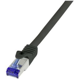 Logilink - C6A093S RJ45 cat 6a s/ftp 10.00 m noir 1 pc(s)