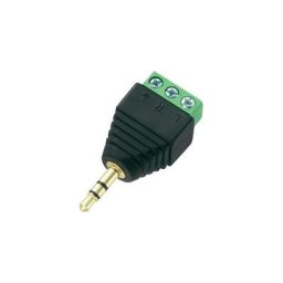 Tru Components - jack 3.5 mm fiche mâle droite LT-PJ-3.5 737635 nombre de pôles: 3 stéréo noir 1