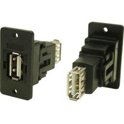 Adaptateur/prolongateur, embase femelle Port usb type a - port usb type a CP30608NX Cliff Contenu: