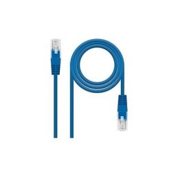 Rj45 cat.6 utp awg24,0.5m network cable blue