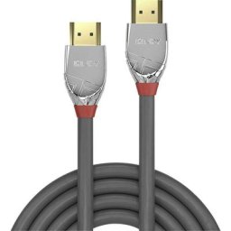 Hdmi Câble de raccordement Fiche mâle hdmi-a, Fiche mâle hdmi-a 5.00 m gris 37874 Câble hdmi