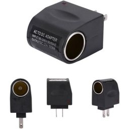 Alimentation murale ac à 12V dc chargeur de voiture allume-cigare convertisseur adaptateur prise