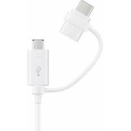 Samsung - de téléphone portable Cordon [1x usb - 1x Micro usb, usb-c® mâle] 1.50 m usb, Micro usb,