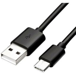 Samsung - de téléphone portable Cordon [1x usb mâle - 1x usb-c® mâle] 1.50 m - noir
