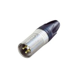 Neutrik - xlr mâle, droit NC3MXX-EMC Nombre de pôles (num): 3 argent 1 pc(s)