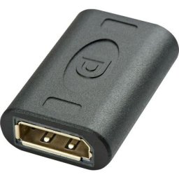 Lindy - 41020 DisplayPort Adaptateur [1x DisplayPort femelle - 1x DisplayPort femelle] noir C233251