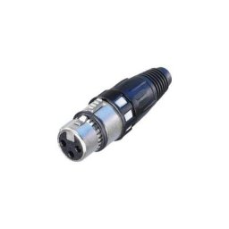 Neutrik - xlr femelle, droit NC3FXCC Nombre de pôles (num): 3 argent 1 pc(s) - argent