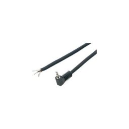 Bkl Electronic - Jack 2.5 mm mâle, coudé 1101053/G Nombre de pôles (num): 3 stéréo noir 1 pc(s)
