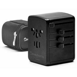 Adaptateur de Voyage Universel Homeprotek 3 usb a, 1 usb c et 1 usb c avec Chargeur pd - Compatible