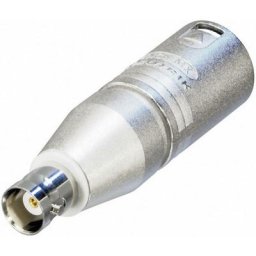 Adaptateur XLR Neutrik NA2MBNC XLR mâle - BNC femelle 1 pc(s) - argent