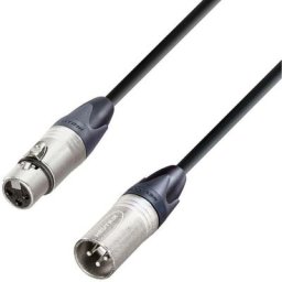 Câble de microphone noir Mâle XLR/femelle xlr - noir