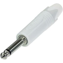 Jack 6.35 mm mâle, droit Neutrik NP2X-WT Nombre de pôles (num): 2 mono blanc 1 pc(s) - blanc