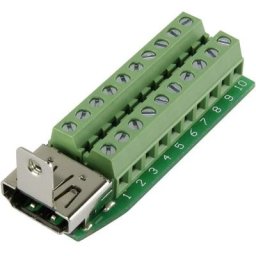 HDMI embase femelle horizontale TRU COMPONENTS HDMI-AFT-2 1229327 Nombre de pôles (num): 20 argent