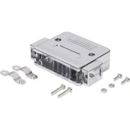 Capot sub-d 37 pôles Bkl Electronic 10120079 plastique, métallisé 180 ° argent 1 pc(s) D99594