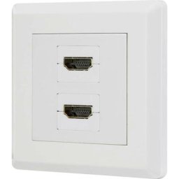 Renkforce RF-4724258 HDMI Adaptateur [2x HDMI femelle - 2x HDMI femelle] blanc contacts dorés