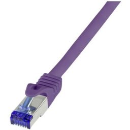 LogiLink C6A119S RJ45 CAT 6a S/FTP 20.00 m violet 1 pc(s)