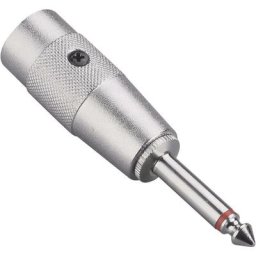 Audio Adaptateur [1x xlr mâle - 1x Jack mâle 6.35 mm] argent - Paccs
