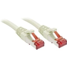 47708 RJ45 Câble réseau, câble patch cat 6 s/ftp 10.00 m gris avec cliquet dencastrement 1 pc(s)
