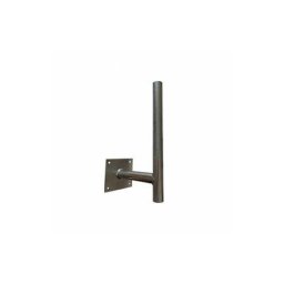Support Mural Acier Hauteur 45 cm Déport 25cm Diamètre 38mm Pour Antennes 4G lte 5G, Parabole