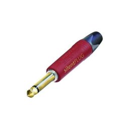 Neutrik - Jack 6.35 mm mâle, droit NP2X-AU-SILENT Nombre de pôles (num): 2 mono rouge, noir 1 pc(s)