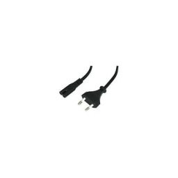 Alimentation Câble de raccordement [1x fiche Euro mâle - 1x prise femelle C7] 3.00 m noir - noir
