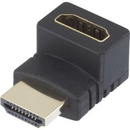 Speaka Professional - hdmi Adaptateur [1x hdmi mâle - 1x hdmi femelle] Coudé vers le haut à 270°