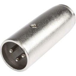 Adaptateur xlr Hicon HI-X3MX3-MM xlr mâle - Mini xlr mâle 1 pc(s) - noir