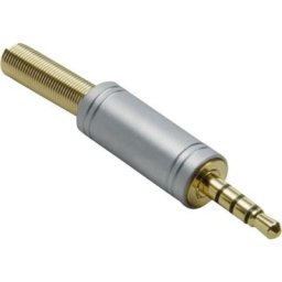 Bkl Electronic - Jack 3.5 mm mâle, droit 1103088 Nombre de pôles (num): 4 stéréo or 1 pc(s) - or