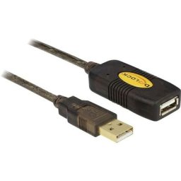 Câble usb usb 2.0 usb-a mâle, usb-a femelle 30.00 m noir contacts dorés, certifié ul 83453 A067481