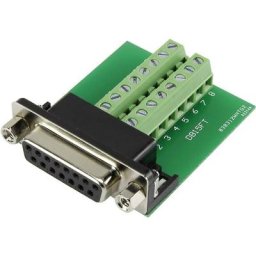 Tru Components - sub-d femelle Nombre de pôles (num): 15 DSUB15F-16TB-2 1229333 90 ° raccord à vis