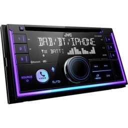 KW-DB95BT Autoradio 2 din port pour commande au volant, connexion possible à une caméra de recul,
