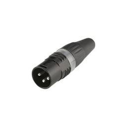 Hicon - xlr femelle droite HI-X3CM-BLK pôles: 3 noir 1 pc(s)