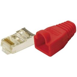 Logilink - Connectique RJ45 cat 5e, blindé MP0016 RJ45 mâle, droit Pôle: 8P8C rouge 100 pc(s) R05662