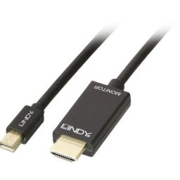 Mini-Display / hdmi Câble adaptateur Fiche mâle Mini DisplayPort, Fiche mâle hdmi-a 3.00 m noir