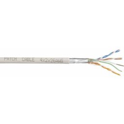Tru Components - Câble réseau cat 6 sf/utp cat 6/CCA 1567181 4 x 2 x 0.27 mm² blanc 25 m - blanc