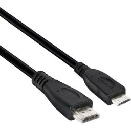 Hdmi Câble de raccordement Fiche mâle HDMI-Mini-C, Fiche mâle hdmi-a 1.00 m noir CAC-1350 Câble
