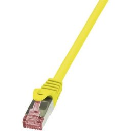 Logilink - Câble réseau RJ45 cat 6 s / ftp 2 connecteurs RJ45 - 10 m - Jaune - CQ2097S