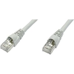 Câble de raccordement réseau informatique RJ45 Telegärtner L00006A0035 CAT 6a S/FTP gris 50.00 m