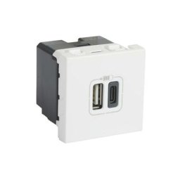 Legrand - Prise double de charge usb type a + usb type c mosaic
