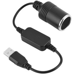Convertisseur usb a mâle vers prise allume-cigare femelle 12 v - Port usb pour gps Dashcam