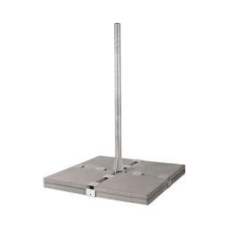 Hdsat - herkules xl Support Terrasse 8 Plaques Acier Galva 1,2m pour Fixation Parabole Antenne