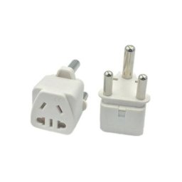 Adaptateur électrique de voyage à 3 broches, us eu au cn vers une grande afrique du sud,