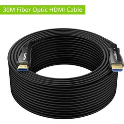 LiNKFOR Câble hdmi Fibre Optique 30M Câble hdmi 2.0 Supporte 4K@60Hz 18 Gbit/s Câble hdmi Optique