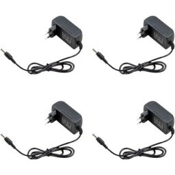Housecurity - 4 blocs d'alimentation caméra transformateur interrupteur trimmers 220V-12V 1A ampères