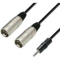Adam Hall - Câble Jack 3.5 St a 2 Xlr Male 1m Adam Star3 K3ywmm0100