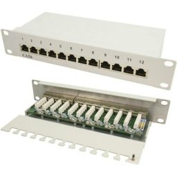 Logilink - Panneau de brassage 12 ports NP0041 cat 6 1 uh