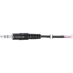 Bkl Electronic - Câble de connexion jack 072051 Jack mâle 2.5 mm - extrémité(s) ouverte(s) stéréo